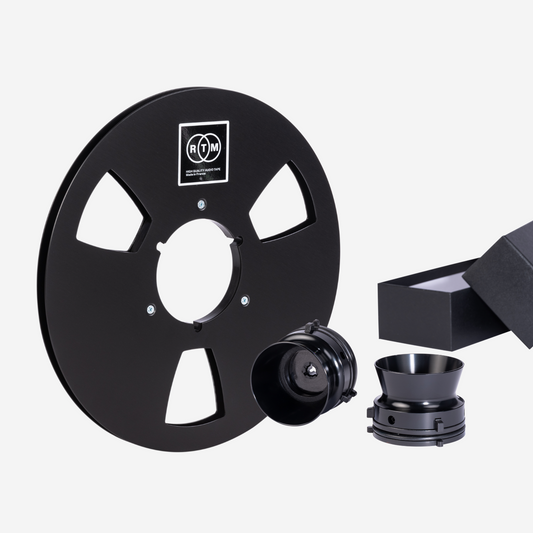 Black kit : Black 1/4'' reel + black NAB adapters